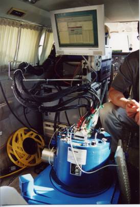 Imaging equipment inside of a plane