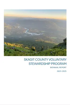 Cover of the Voluntary Stewardship Program two-year report from 2023-2025