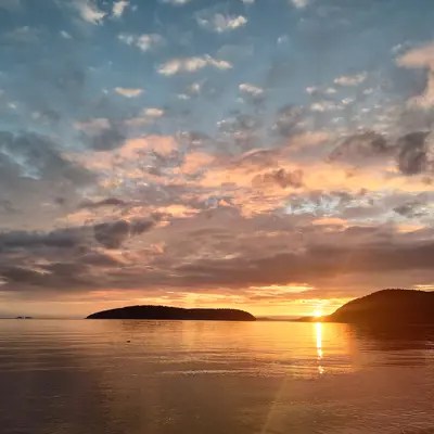 Sunset at Deception Pass
