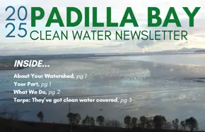 The cover page of the 2025 Padilla Bay newsletter